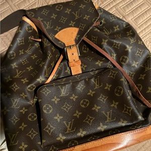 Authentic and Vintage Louis Vuitton backpack